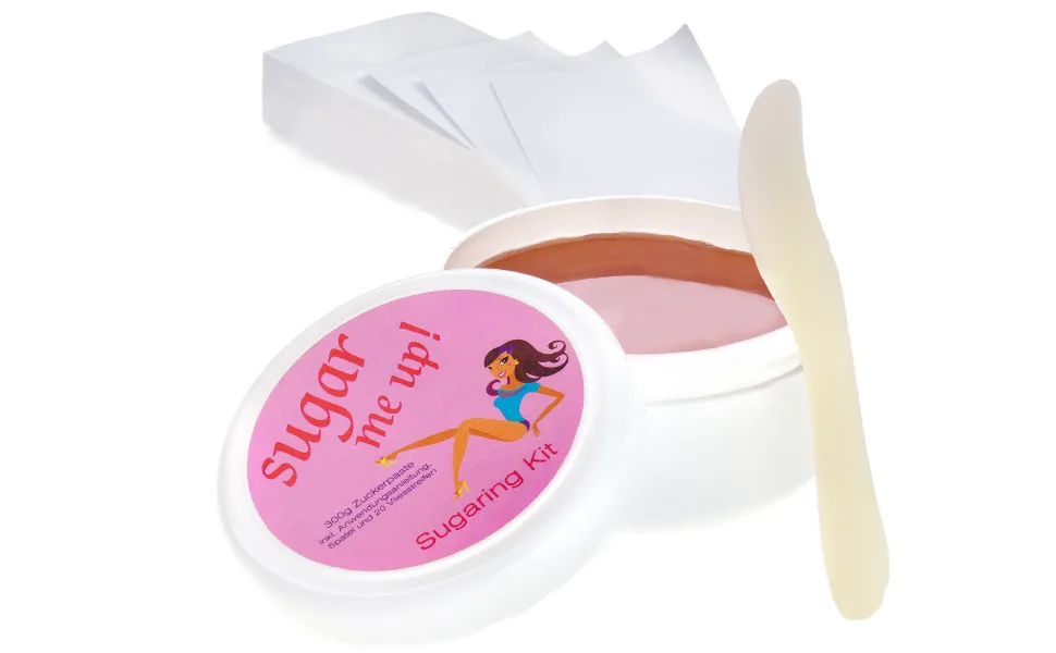 Sugaring Paste Sugar Paste Sugar me up - including spatula fleece strips application instructions Made in Germany - sugar me up