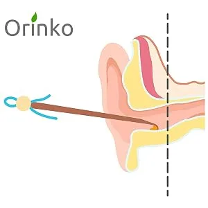 Bamboo Oriculi 6x - Ecological ear treatment for replacement cotton stem - ohrenschmalz