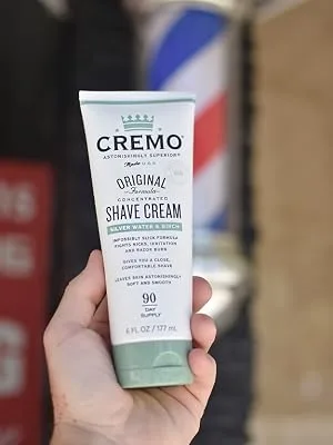 Cremo Original Formula Concentrated Shave Cream Silver Water & Birch 6 fl oz (177 ml) - shave