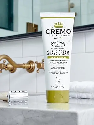 Cremo Original Shave Cream Sage & Citrus 6 fl oz (177 ml) - shave