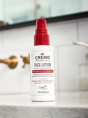 Cremo Face Lotion with Sunscreen Preventative Formula SPF 20 2 fl oz (59 ml) - face