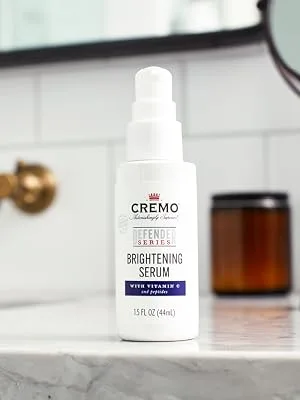 Cremo Defender Series Brightening Serum with Vitamin C and Peptides 1.5 fl oz (44 ml) - face