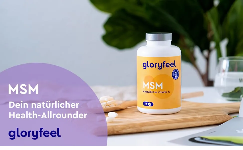 MSM 2000mg + natural vitamin C - 365 high -dose tablets - for bones joints skin & immune system* - vegan methylsulfonylmethane - made of laboratory testing without additives in Germany - msm msm kapseln msm kapseln hochdosiert schwefel gelenkkapseln gelenkschmerzen arthrose kapseln