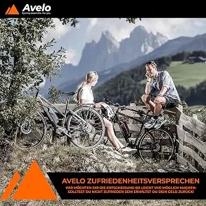 Avelo bicycle rack wall bracket including high quality accessories from Fischer - extra long version - universally suitable suspension up to 50 kg black - Zufriedenheitsversprechen Neutral