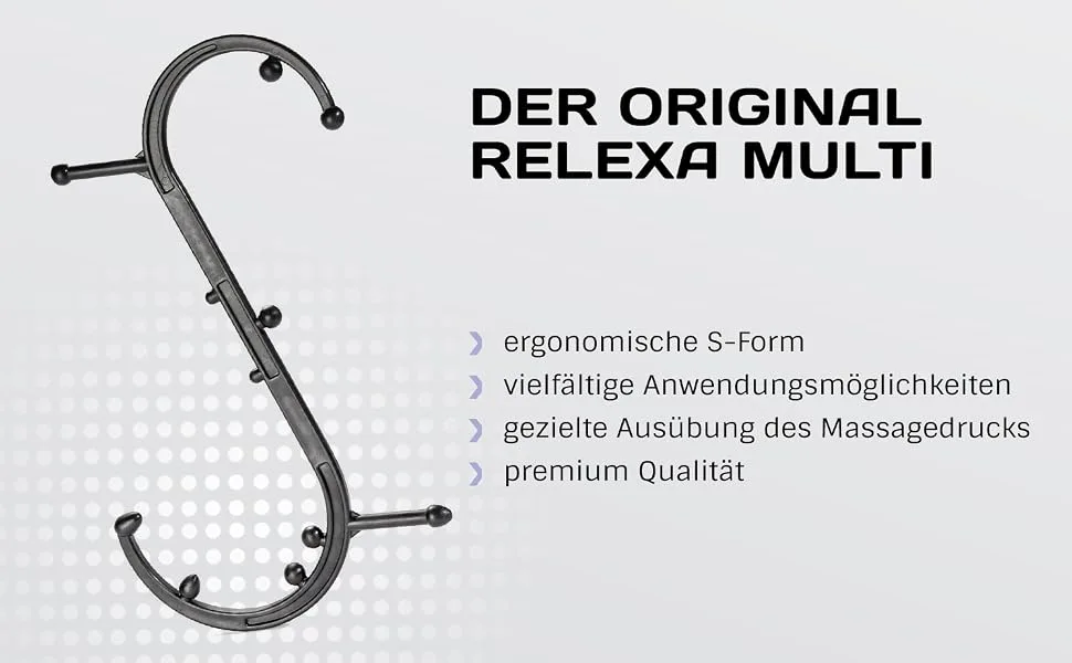 Relexa Multi |Massage device for massage all over the bodyFor relaxation & muscle pain |Simple application & ideal for self -massage - Multi