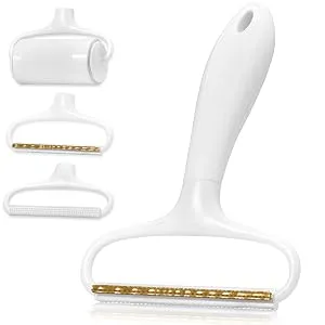 House wizard portable lint remover 3 in 1 set with 2 attachments Pilling razor lyric roller animal hair remover - interchangeable head - developers - oversight