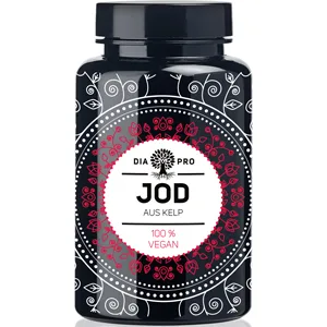 DiaPro 150 g Natural iodine from brown algae (kelp extract) 365 pieces Annual supply 100% Vegan Laboratory tested - DiaPro Mandala Jod Dose