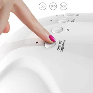 Squado semi-Permanent LED nail stove for manicure and pedicure UV lacquer nail dryer 48 W automatic start sensor with the possibility to set 3 Timer 5S-30S-60s - product information 5