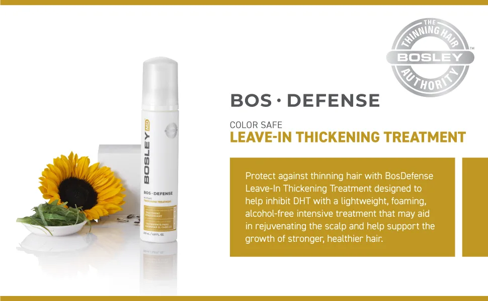 Bosley Bos-Revive Thickening Treatment Step 3 Color Safe 6.8 fl oz (200 ml) - bos defense