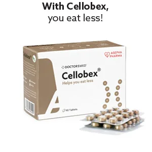 DOCTORSMED Cellobex Appetite Suppressant 90 natural weight loss tablets - Cellobex diät pillen