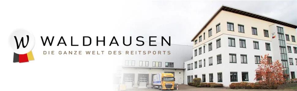 Lunging aid - Reitsport Waldhausen Logo mit Firmensitz Köln
