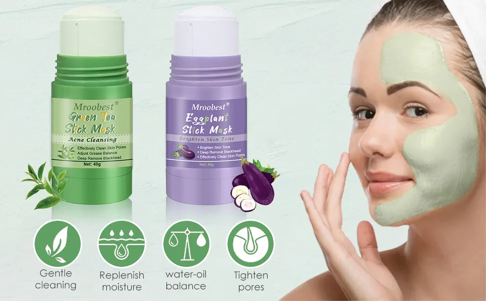 Green tea mask green mask stick green tea purifying clay stick mask moistened and checked the oil regulate the water - Grüner Tee Maske