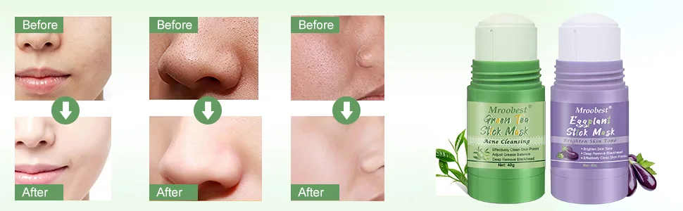 Green tea mask green mask stick green tea purifying clay stick mask moistened and checked the oil regulate the water - Grüner Tee Maske