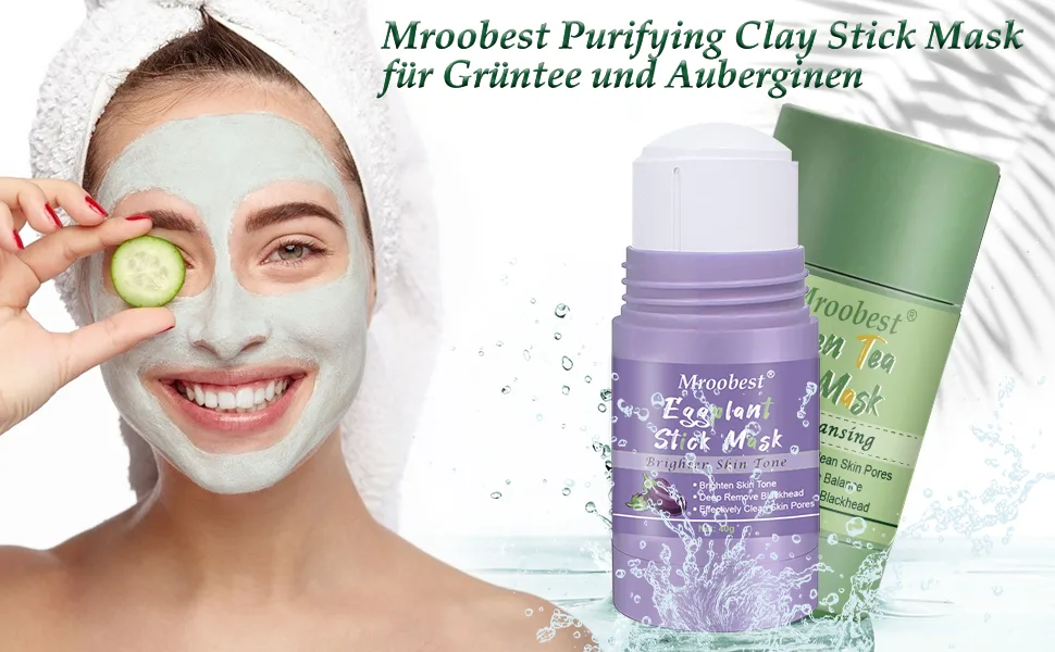 Green tea mask green mask stick green tea purifying clay stick mask moistened and checked the oil regulate the water - Grüner Tee Maske