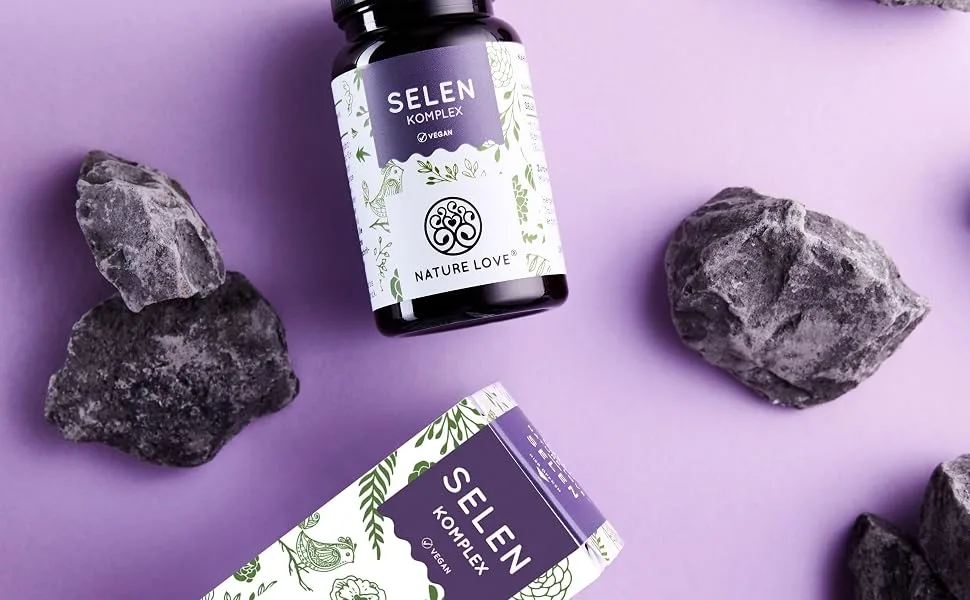 Nature Love selenium complex vegan - high -dose: 200 g selenium per capsule - 365 capsules - sodium selenit L -selenmethionine selenium yeast - high -dose laboratory test produced in Germany - nature love selen komplex kapseln collagen jod biotin immunsystem stärken haarwachstum beschleunigen
