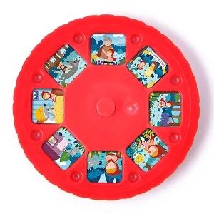 Binnan Children's Projector Flashlight Children's Projection Lamp Toy with 4 Fairy Tales 32 Slides - Projektor Spielzeug