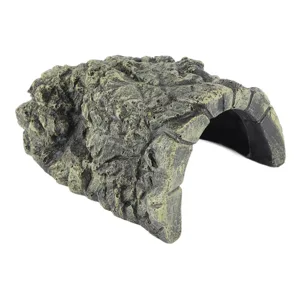Axolotl Cave Fish Hidden Cave Stone Cave Shelter for Reptile Turtle Frog Zoo Aquarium Decoration Ornament L18*12*9 - product information 2