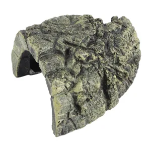 Axolotl Cave Fish Hidden Cave Stone Cave Shelter for Reptile Turtle Frog Zoo Aquarium Decoration Ornament L18*12*9 - product information 3