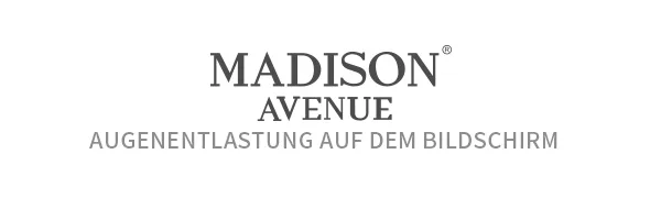 Madison Avenue Blue light filter glasses women TR90 blue -light glasses computer glasses for playing metal hinge glasses blue light filter without presumption brown - blaufilter brille