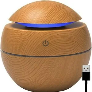 Retoo humidifier aroma diffuser ultrasound aromatherapy oil diffuser with colors LED light electric fragrance lamp for office bedroom spa-yellow essential oils diffuser 150ml - product information 2