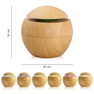 Retoo humidifier aroma diffuser ultrasound aromatherapy oil diffuser with colors LED light electric fragrance lamp for office bedroom spa-yellow essential oils diffuser 150ml - product information 5