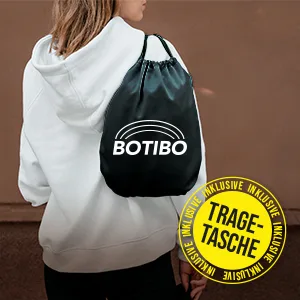 Botibo |Profi Pilates Ring 37.5cm - Resistance ring |Pilates Circle-leg press pelvic floor and thigh trainer-with hip protection & bag black/blue - product information 5