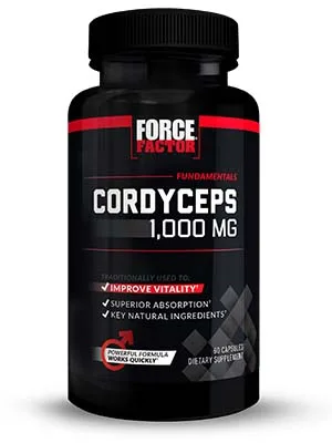 Force Factor Cordyceps 500 mg 60 Capsules - Force Factor Cordyceps