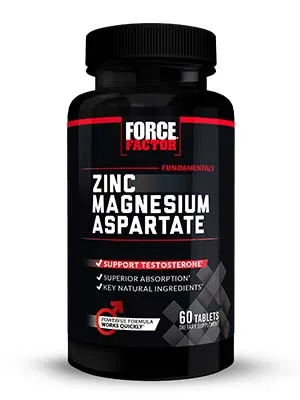 Force Factor Zinc Magnesium Aspartate 60 Tablets - Force Factor Zinc Magnesium Aspartate