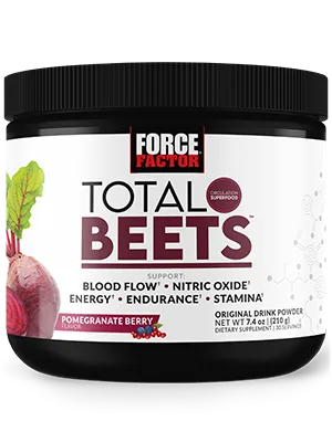 Force Factor Total Beets Original Drink Powder Pomegranate Berry  7.4 oz (210 g) - Total Beets Original Drinking Powder