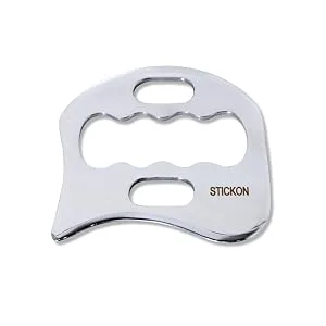 Tansozer Gua Sha Scraper Massage Tool Medical Grade Stainless Steel Scraping Massage Tool Fascia Style C - guasha