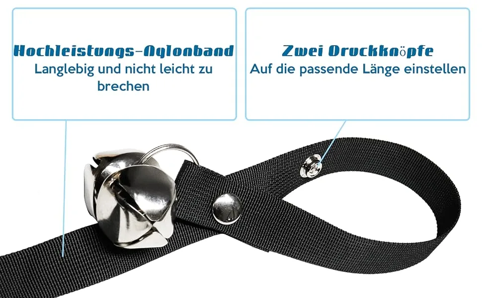Valuehall dog training bell 2 piece of training door bells interaction bell adjustable dog doorbell pet training bell for pot training v11a04 - product information 3