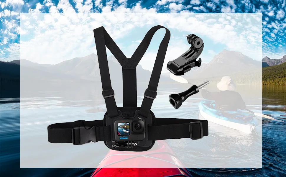 Supy chest bracket adjustable chest strap breathable material compatible with all GoPro Akaso DJI Osmo and other action cameras black - gopro brustgurt gopro brusthalterung gopro chesty brustgurt gopro gopro chest mount