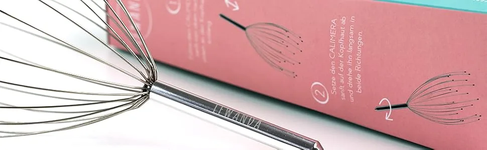 Lewanda: 20 Finger Head Massage Spider | Quality Update | Next Generation Head Massager - product information 2