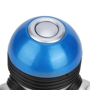 Mini massage neck massage device vibration massager at home hand body massage device with LED light for head neck legs Portable back massager for relaxing the muscles (blue) - Körper Massagegerät