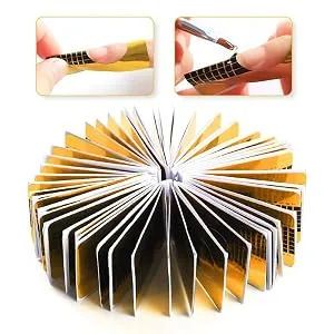 Self-adhesive nail stencils nail form for nail art nail stencils for gel nails & nail extensions (144 pieces) - product information 5