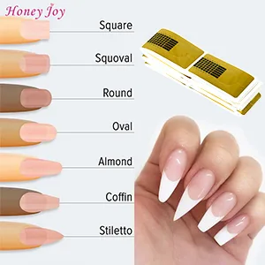 Self-adhesive nail stencils nail form for nail art nail stencils for gel nails & nail extensions (144 pieces) - product information 6
