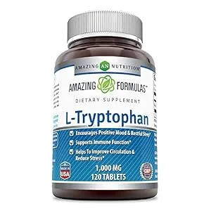Amazing Nutrition L-Tryptophan 1000 mg 120 Tablets - product information 2