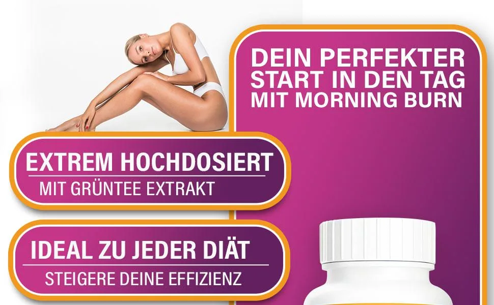 Adema Nutrition MORNING BURN original capsules Extreme for men and women KETO high dose & vegan ENERGY FAST & STRONG - Content 1