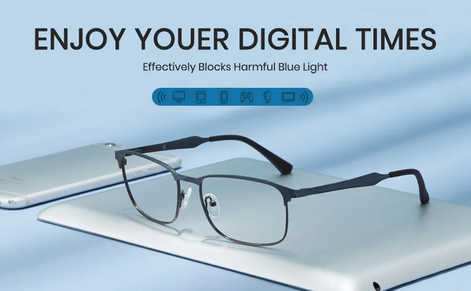 Cyxus glasses blue light filter glasses without strength anti-blue lights from laptops smartphones tablets and other screens 16-weapon color - Blaulichtfilter Brille
