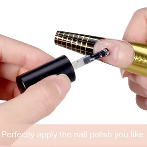 500 pieces nail stencils nail stencils self-adhesive modeling for gel nails & nail extension golden stencils (1 roll) - product information 4