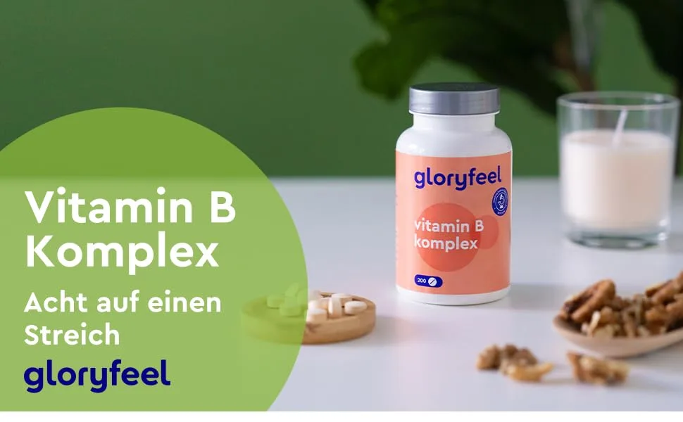 Vitamin B complex - 200 vegan tablets (7 months) - All 8 B vitamins in 1 tablet - B1 B2 B3 B5 B6 B7 B9 B12 - laboratory test & without undesirable additives in Germany - vitamin b komplex vitamin b vitamin b komplex hochdosiert b komplex b vitamine vitamin komplex