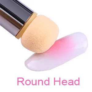 Nail art rendering tools Double head ombre sponge stick nail art sponge and dabbar sponge brush applicator incl 4 replacement heads pigment brushes - product information 4