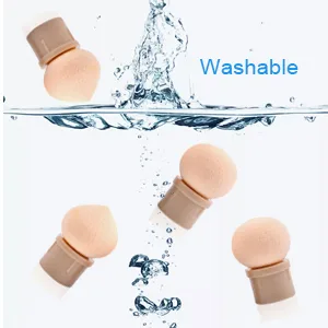 Nail art rendering tools Double head ombre sponge stick nail art sponge and dabbar sponge brush applicator incl 4 replacement heads pigment brushes - product information 5
