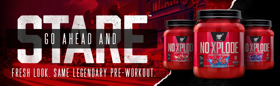 BSN N.O.-Xplode Legendary Pre-Workout  Watermelon 2.45 lbs (1.11 kg) - N.O.-XPLODE, the legendary pre-workout formula that helps athletes turn heads in the weight room