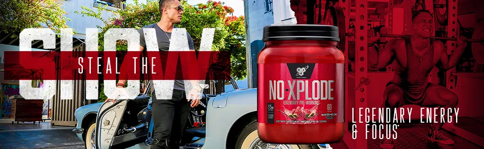 BSN N.O.-Xplode Legendary Pre-Workout  Watermelon 2.45 lbs (1.11 kg) - NO-XPLODE - Legendary energy & focus