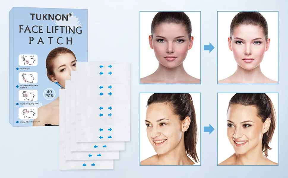 Facelifting Sticker Tape Lift Face Sticker Invisible Thin Adhesive Tape Makeup Tools for Double Chin V Face 40 Pieces - product information 5