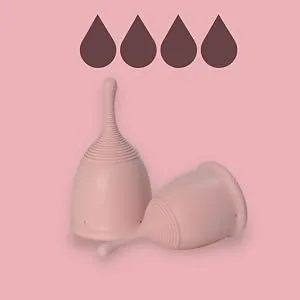 Homecature menstrual cup - set with 2 menstrual cups in sizes S and L and foldable sterilizer - medical silicone - reusable convenient and safe - multifunctional - Pokal.