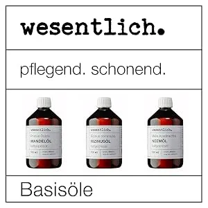 essential. Neem oil with emulsifier 500ml - ready mixed for immediate use 500 ml - wesentlich, Basisöl, Trägeröl, Massageöl