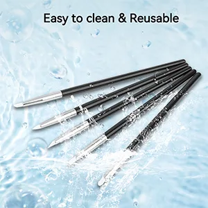 5 Pieces Shaper Silicone Pen for Shaping Modelling Brush Clay Shaper Modelling Tool Brush Colour Shaper Soft Version - Modellier-Pinsel
