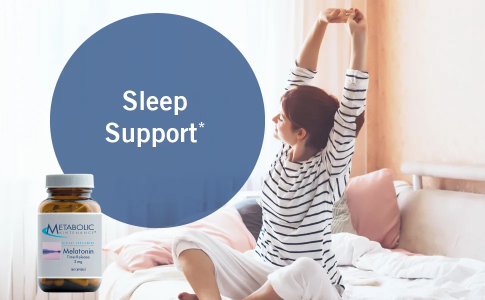 Metabolic Maintenance Melatonin 2 mg 180 Capsules - sleep support
